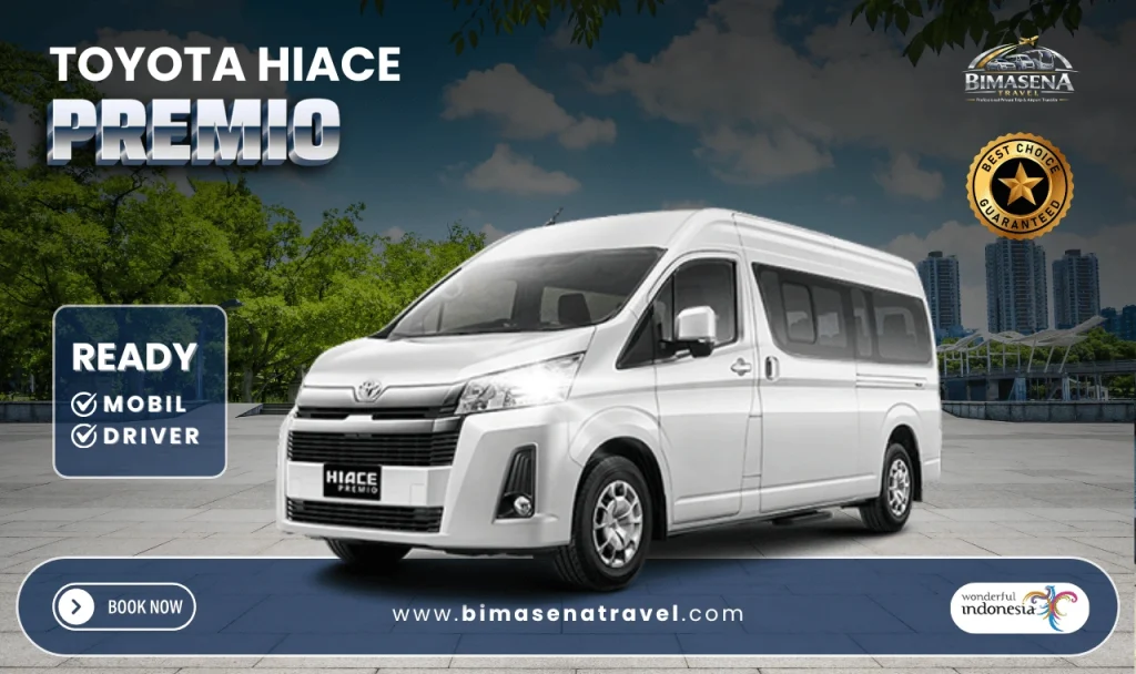 sewa mobil Hiace Premio