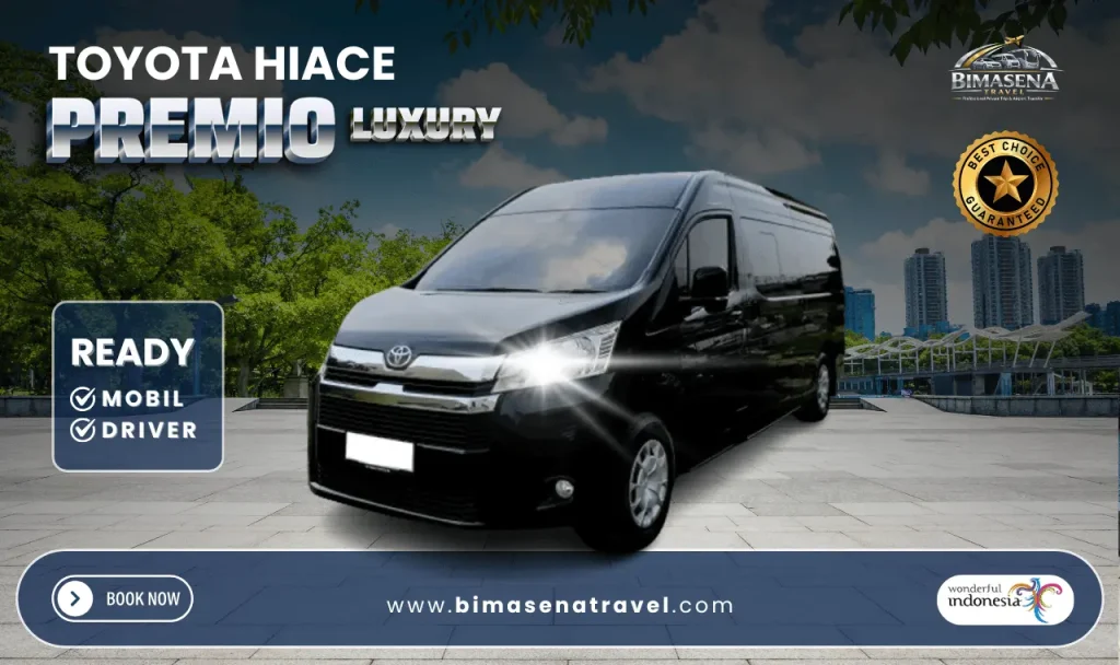 sewa mobil Hiace Premio Luxury